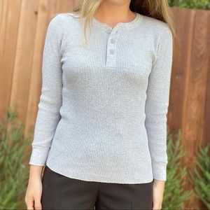 Vintage Thermal Henley